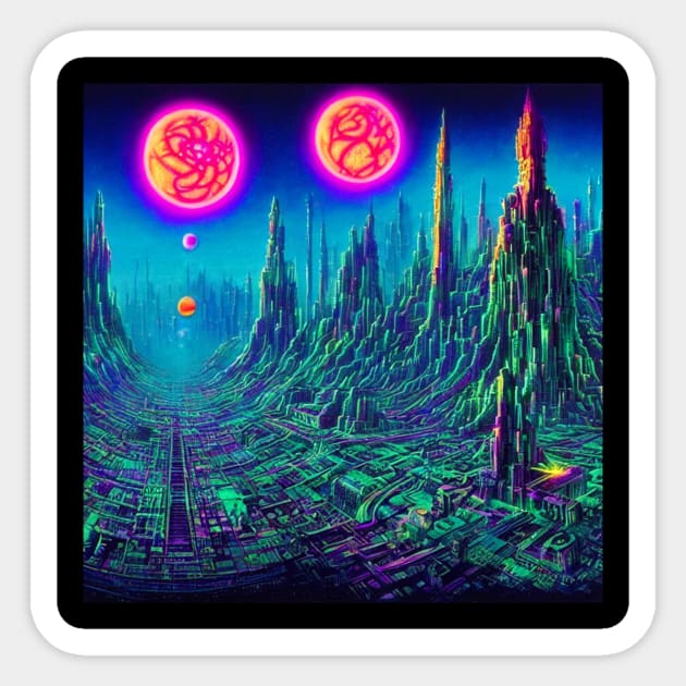 Sky Mysterious Astral City Sticker by Mysterious Astral City